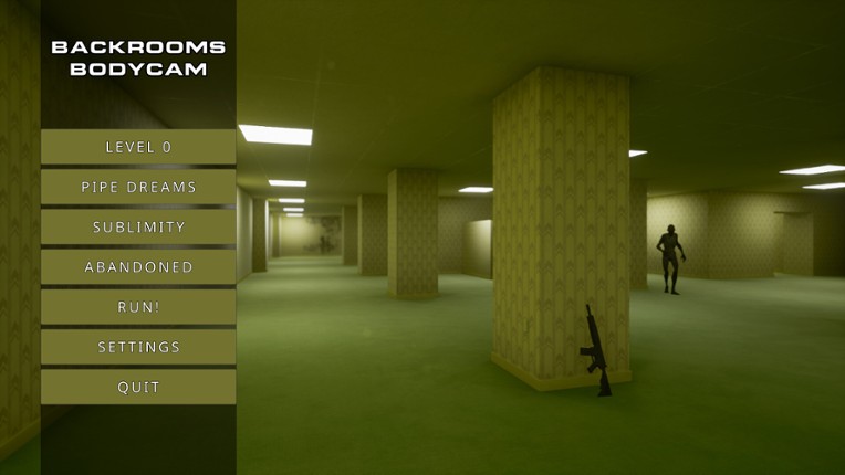 Backrooms Bodycam screenshot