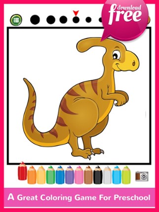 DinoArt Dinosaurs Coloring Book For Kids &amp; Toddler screenshot