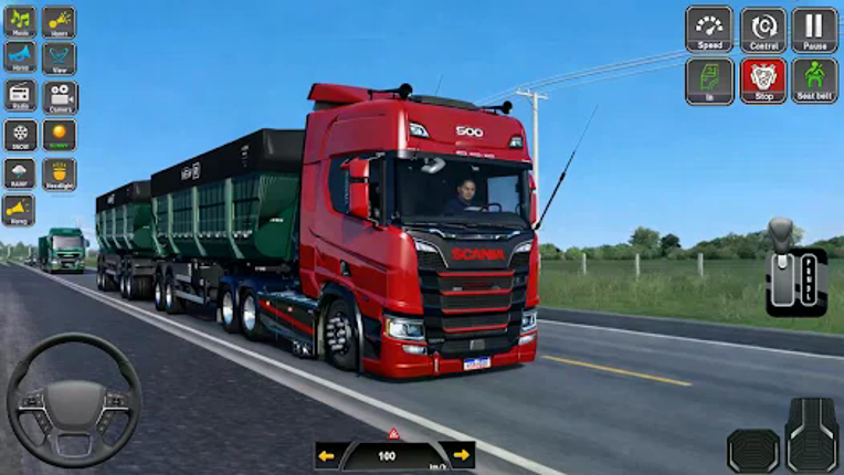 City Truck Game Euro Truck 3d screenshot