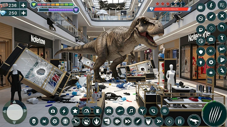 Dino T Rex City Attack Image