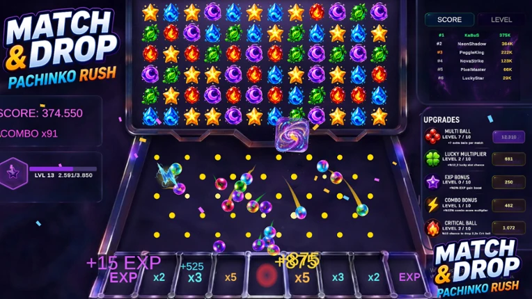 Match & Drop: Pachinko Rush Image