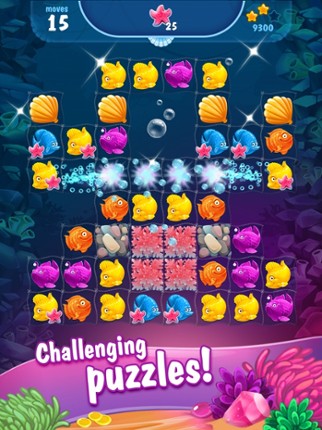 Mermaid match 3. Solve puzzle! screenshot