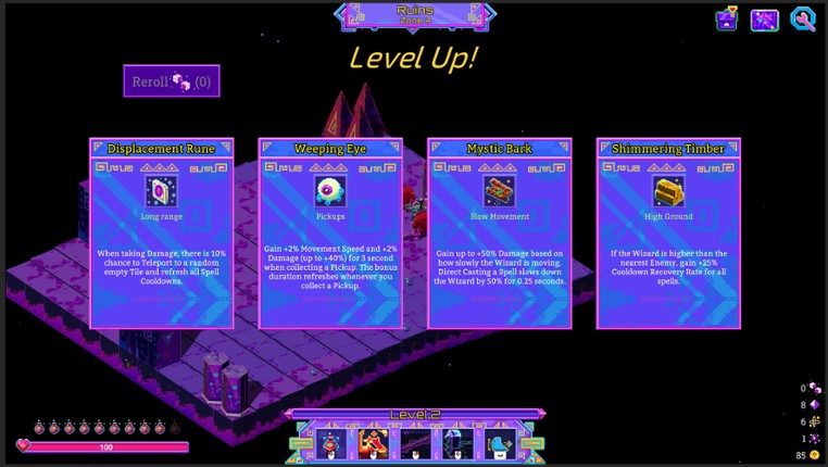 Neon Spellstorm screenshot