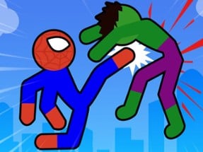 Stick Man Battle Fighting Image