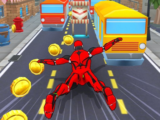 Games like Subway Superhero Robot Endless Run