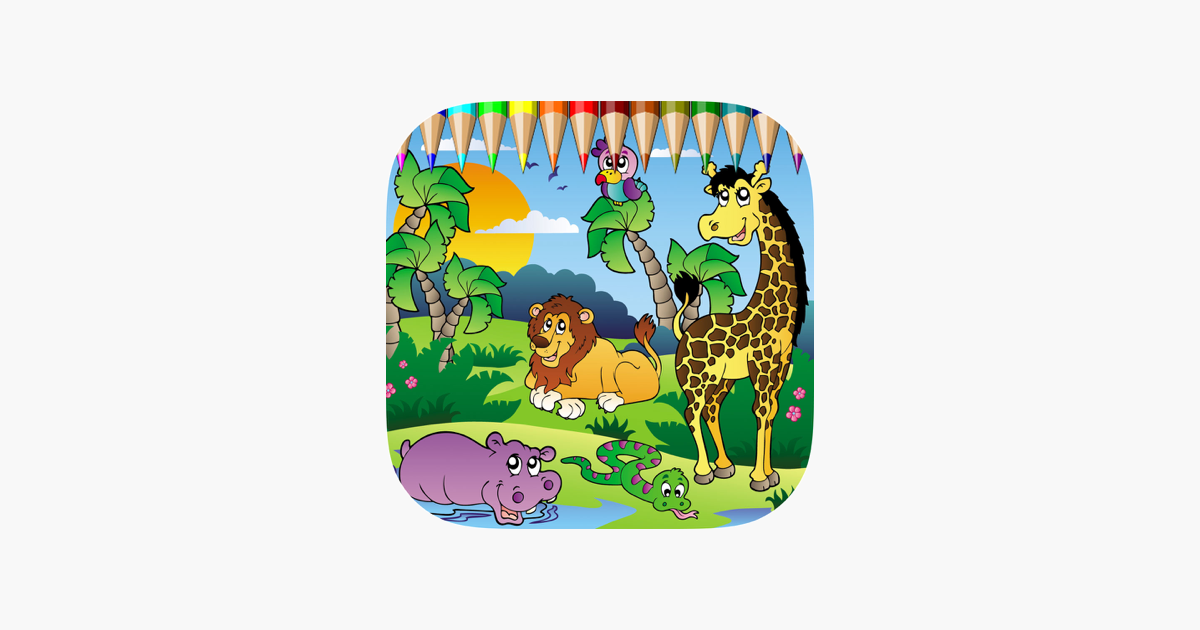 Games like Coloring Book The World of Animal Free Games HD: Learn to color a dinosaur, wolf, fish and more