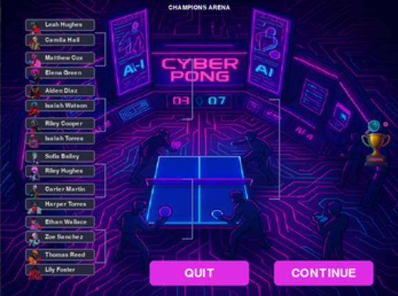 Cyber Pong screenshot