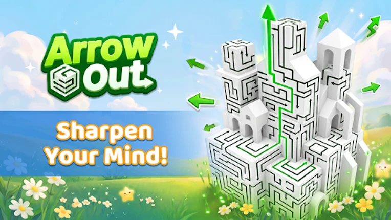 Arrow Out: Esacpe 3D Cube Away Image