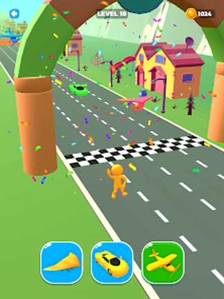 Car Changing Race Games screenshot