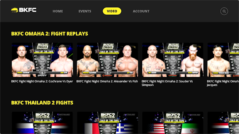 Bare Knuckle BKFC screenshot