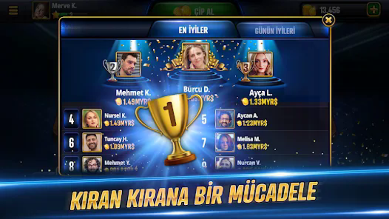 Tekel Okey screenshot