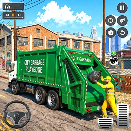 City Garbage Trash Truck Game Image