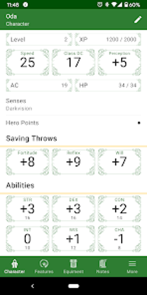 Character Sheet for any RPG Image