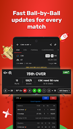 CricRocket : Cricket Live Line screenshot
