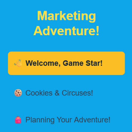 Game Dev Marketing Adventure! Image