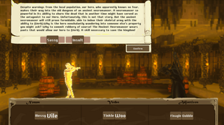 Choose Their Adventure Game: Narrator's Revenge screenshot