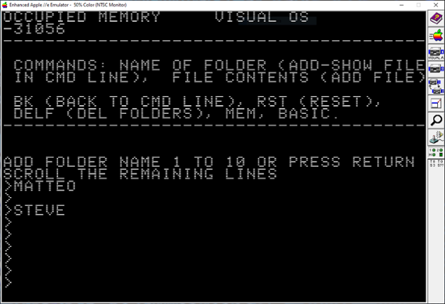 VISUAL APPLE II OS ENCRYPTED Image
