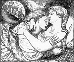 Goblin Market - by Christina Rosetti (Illustrated by Laurence Housman) Image