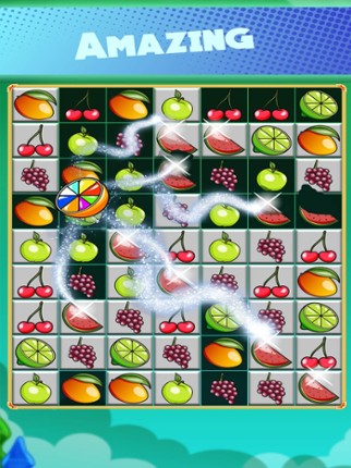 Happy Fruit Bunny Match 3 Game screenshot