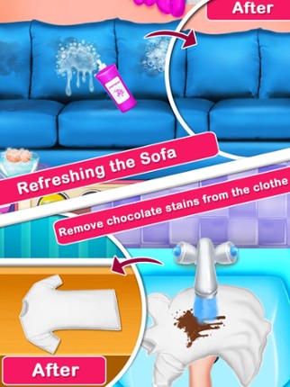 MagicWomen House Cleaning Game screenshot