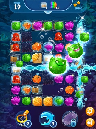 Mermaid match 3. Solve puzzle! screenshot