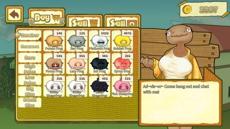 Plump! Dumb Frog Pond screenshot