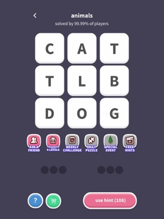 WordWhizzle Search screenshot
