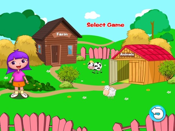 Anna's animals farm house - (Happy Box)free english learning toddler games screenshot