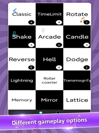 Black tiles - React Faster! screenshot