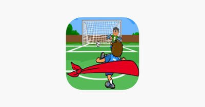 Blindfold Soccer Kick Image