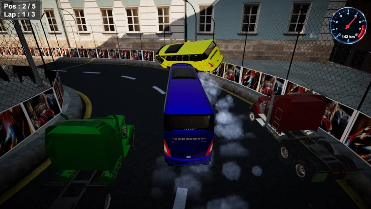 Bus VS Truck Racing - Multiplayer 1v1 Image