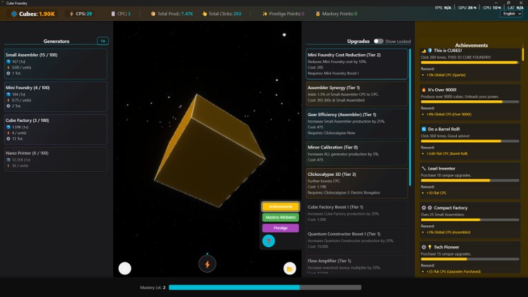 Cube Foundry screenshot