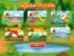 Dinosaur Fossil: Jigsaw Puzzle Preschool Toddler Image