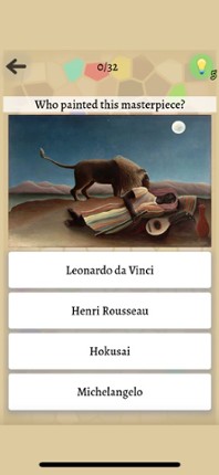 Famous Paintings Quiz screenshot
