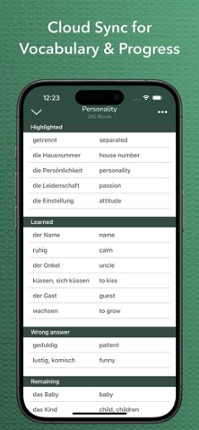 Flashcards Maker AI Vocabulary screenshot