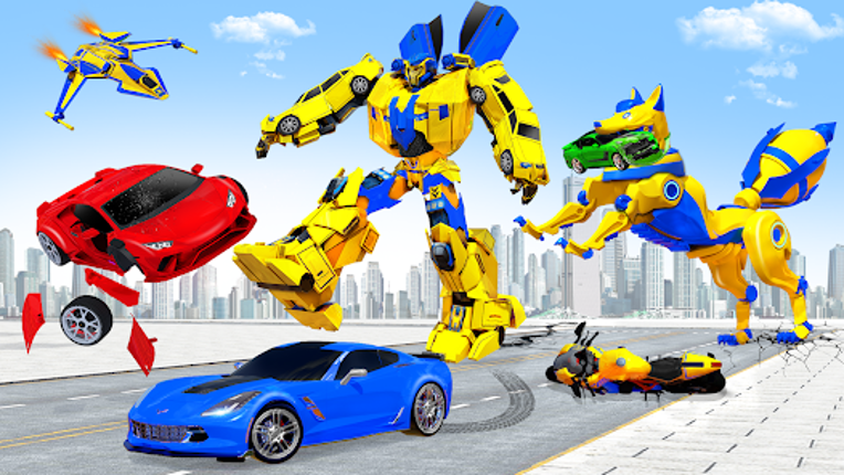 Fox Robot Transform Bike Game screenshot