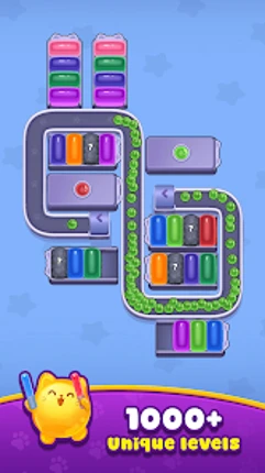 Jelly Cat Sort: Loop Puzzle Image