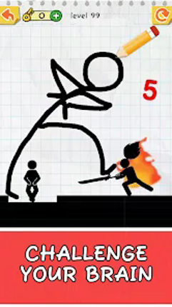 Draw 2 Save: Stickman Puzzle screenshot