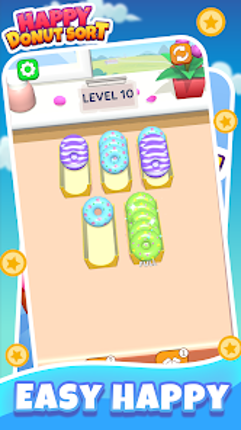 Happy Donut Sort screenshot