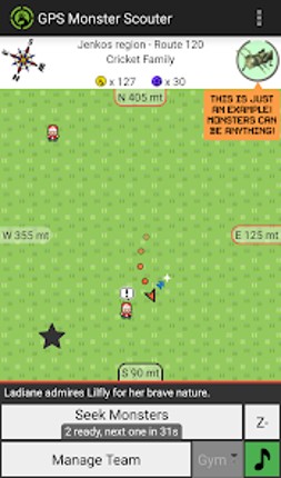 GPS Monster Scouter screenshot