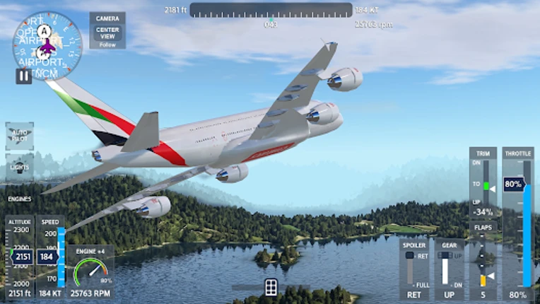 FlyWings 2026 Flight Simulator screenshot