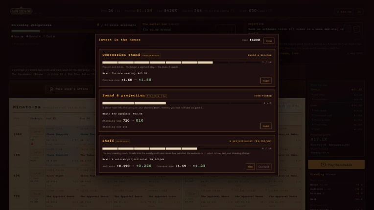 NOW SHOWING: A Cinema Programming Game Image