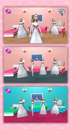 Princesses 3D Coloring book - Painting game screenshot
