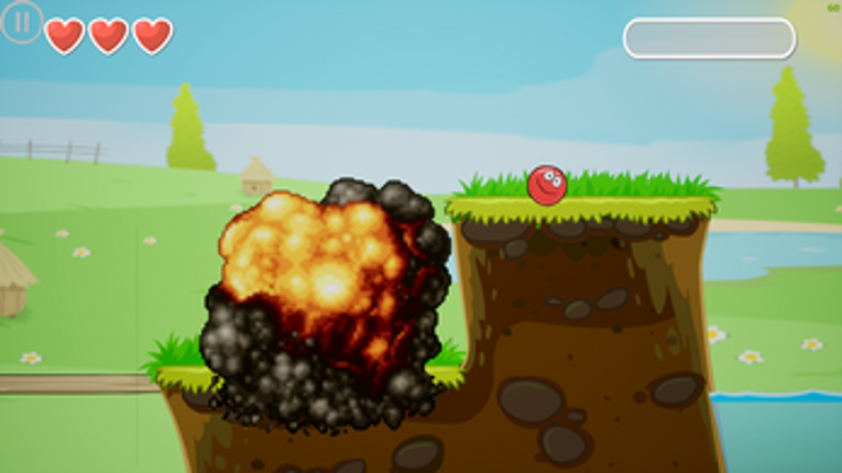 Red Ball Heros vs Bad piggies cubes screenshot
