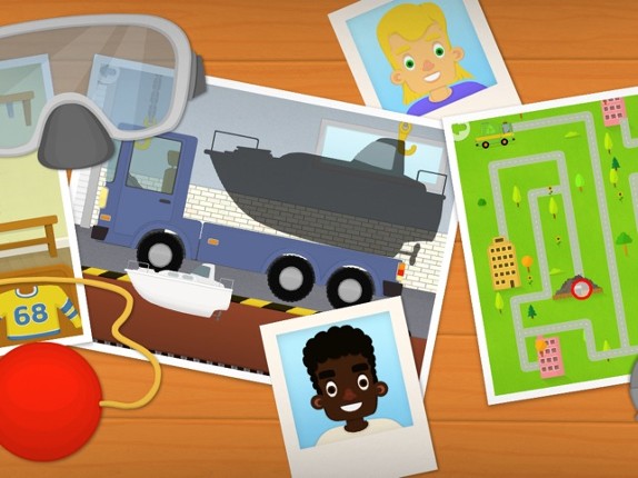 Work Puzzle - 3 in 1 puzzle, dress up and maze game for kids 2 -5 years screenshot