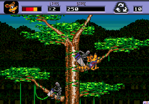 Awesome Possum Kicks Dr. Machino's Butt Image