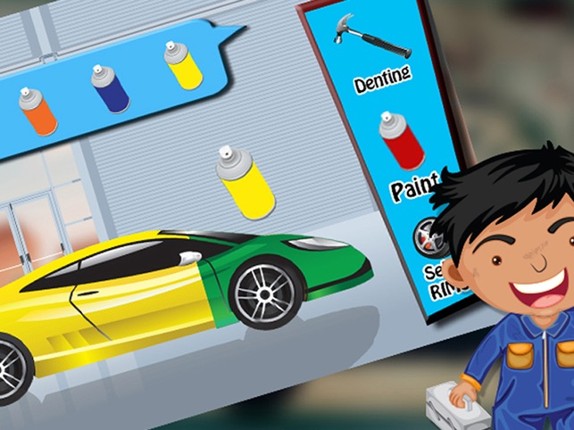 Car Factory &amp; Repair Shop - Build your car &amp; fix it in this custom car wash &amp; design salon game screenshot
