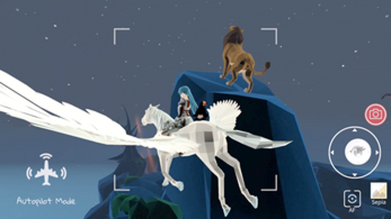 Cavern Canyon Pegasus Unicorn screenshot