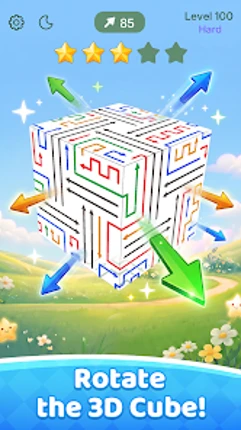 Arrow Out: Esacpe 3D Cube Away Image