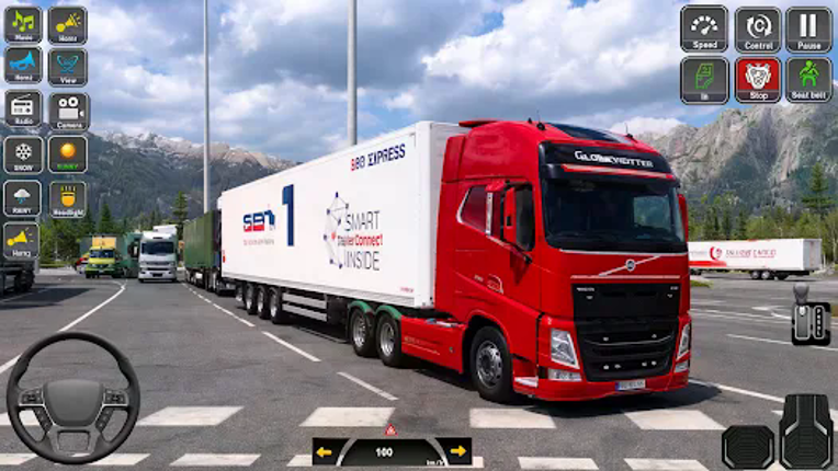 City Truck Game Euro Truck 3d screenshot